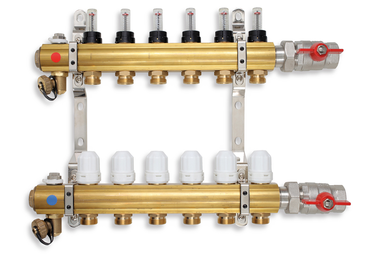 MANIFOLD 7-WAYS WITH THERMOSTATIC | NOVASERVIS