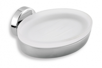 METALIA 11 soap dish glass, chrome