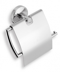 METALIA 11 toilet roll holder with cover, chrome