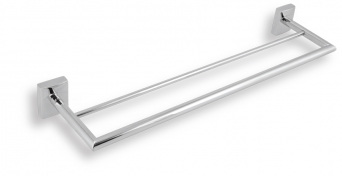 DOUBLE-ARM TOWEL RAIL 500 MM METALIA 12 CHROME