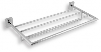 LARGE TOWEL RAIL WITH HANGER 650 MM METALIA 12 CHROME