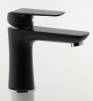 Wash basin mixer without pop-up waste, black matt #2