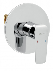 NOBLESS TINA 1-function concealed shower mixer, chrome