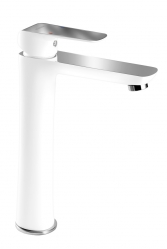 Wash basin mixer high without pop-up waste 