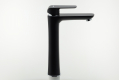 Wash basin mixer high without pop-up waste, black matt #1