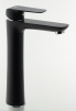 Wash basin mixer high without pop-up waste, black matt #2