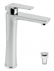 NOBLESS TINA standing countertop washbasin mixer, chrome