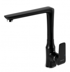 Sink mixer, black matt