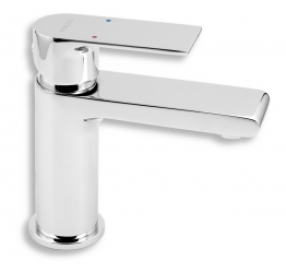 WASH BASIN MIXER WITHOUT POP-UP WASTE NOBLESS TREND CHROME