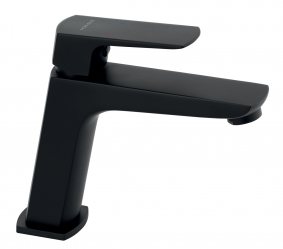 Wash basin mixer without pop-up waste