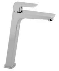 Wash basin mixer without pop-up waste