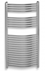 Bathroom radiator 450x1200, rounded type, chrome