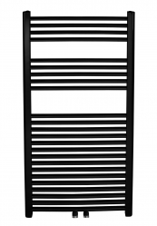 Heating element black - straight, central connection