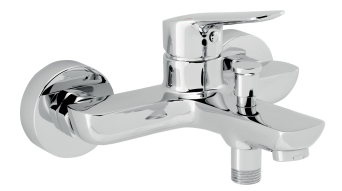 BATH MIXER WITHOUT ACCESSORIES 150 MM METALIA 54 CHROME