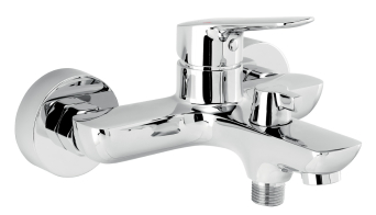 Bath and shower mixer without accessories Metalia 54, chrome