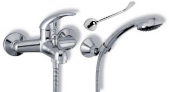 BATH MIXER 150 MM METALIA 55 CHROME -MEDICAL LEVER