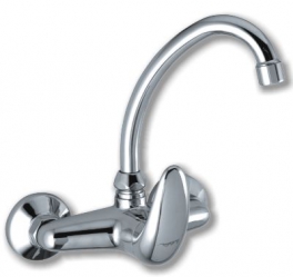 METALIA 55 Wall-mounted basin or sink mixer, chrome