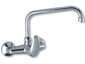 METALIA 55 Wall-mounted basin or sink mixer, chrome