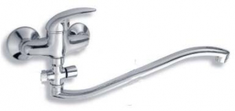 BATH SHOWER MIXER WITHOUT ACCES. 100 MM METALIA 55 CHROME