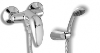 SHOWER MIXER 100 MM METALIA 55 CHROME