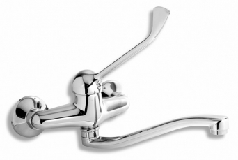 SINK MIXER 150 MM MEDICAL LEVER METALIA 55 CHROME