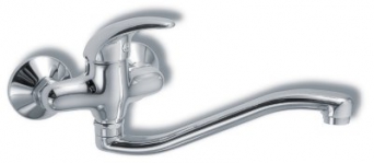 SINK BASIN MIXER 100 MM METALIA 55 CHROME