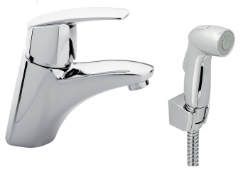 WASH BASIN AND BIDET MIXER WITHOUT POP-UP METALIA 56 CHROME