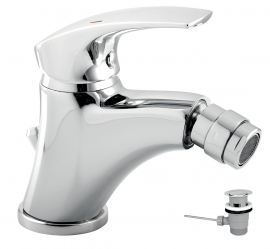 BIDET MIXER WITH POP-UP WASTE METALIA 57 CHROME