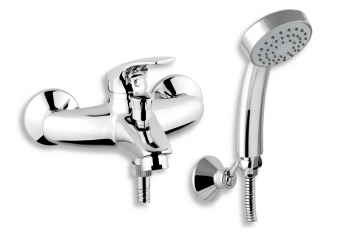 METALIA 57 Wall-mounted bath mixer, chrome