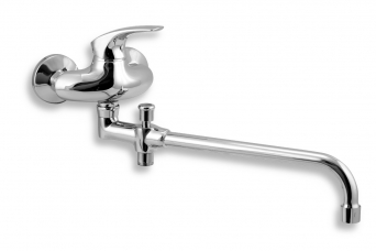 BATH SHOWER MIXER WITHOUT ACCES. 100 MM METALIA 57 CHROME