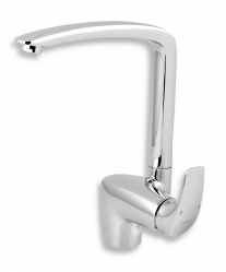 METALIA 57 standing sink mixer, folding under the window, chrome