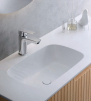 Wash basin mixer with pup-up waste #1