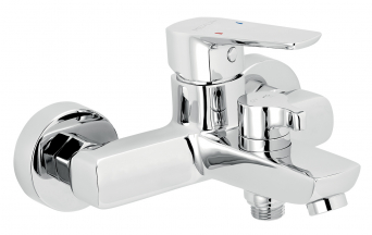 Bath and shower mixer without accessories