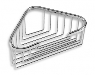 CORNER RACK SMALL DEEP METALIA WIRE PROGRAMME CHROME