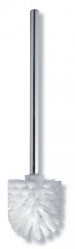 TOILET BRUSH COMPLETE METALIA 1 PLASTIC - CHROME