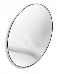 Spare magnifying mirror with back cover clear