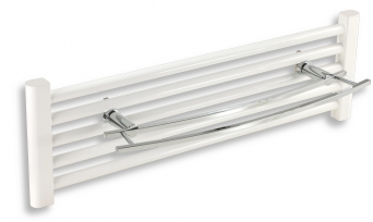 DOUBLE TOWEL RAIL FOR HEATED LADDER 600MM METALIA 2 CHROME