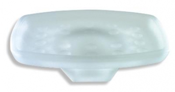 SPARE SOAP DISH SANDED GLASS