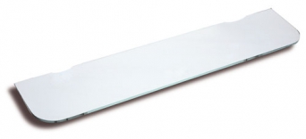 GLASS SHELF ROUNDED CLEAR