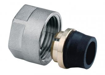 Compression fitting for 15 mm copper pipes 3/4