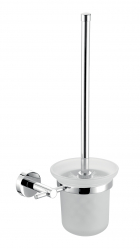 TOILET BRUSH AND HOLDER SET MEPHISTO CHROME