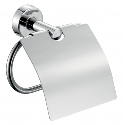 TOILET ROLL HOLDER WITH COVER MEPHISTO CHROME