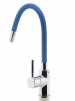 Standing sink mixer with a flexible blue spout #2