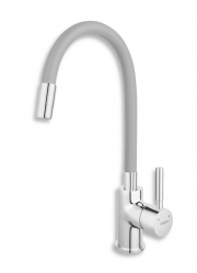 Sink mixer-elast.spout,chrome-silvergrey