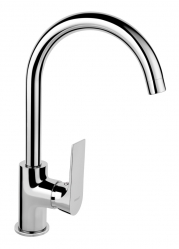 ALGEO SQUARE standing sink mixer, chrome