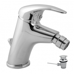 BIDET MIXER WITH POP-UP WASTE TITANIA LUX CHROME