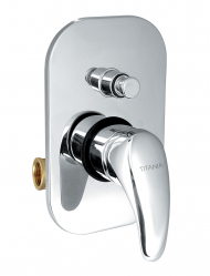 BATH SHOWER MIXER WITH DIVERTER TITANIA LUX CHROME