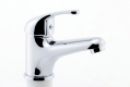 TITANIA IRIS standing washbasin mixer, hrome #1