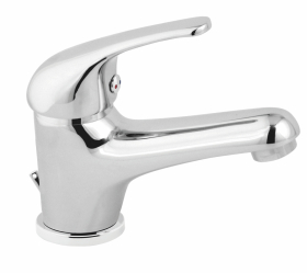 TITANIA IRIS standing washbasin mixer, hrome