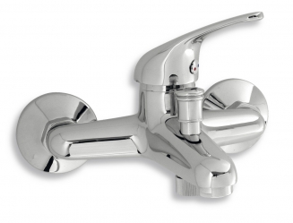 TITANIA IRIS wall-mounted bath mixer. chrome